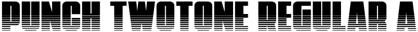 Punch Twotone Regular font