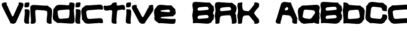 Vindictive BRK font download