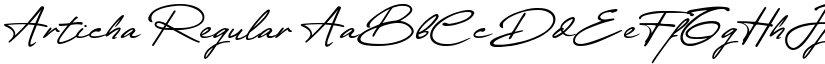 Articha Regular font