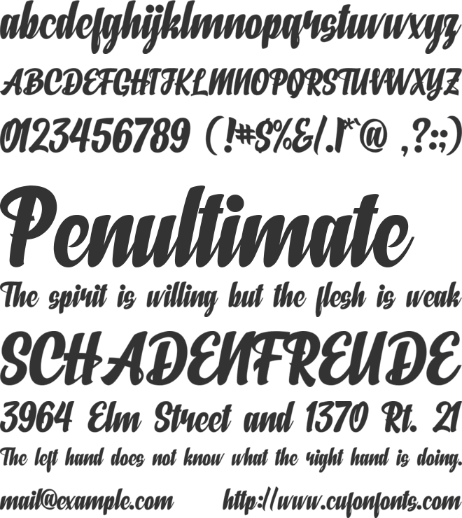 ghaisan font preview