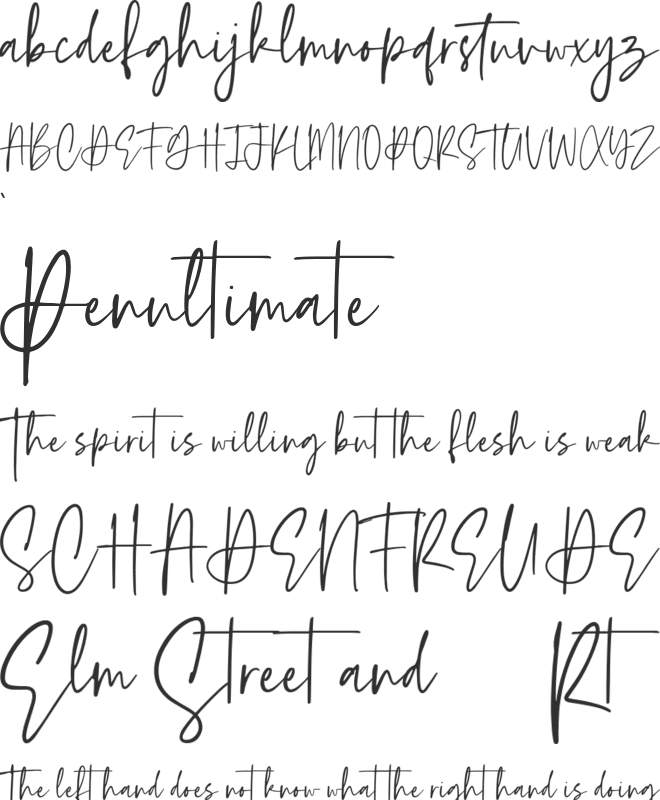 Crystal Dust font preview