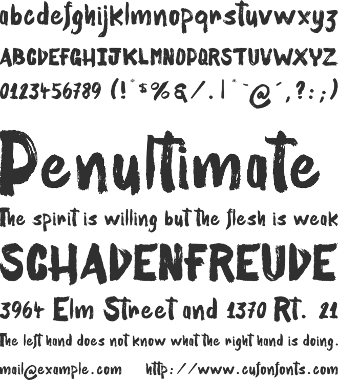 Thurdy Sicks_PersonalUseOnly font preview