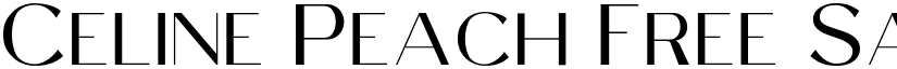 Celine Peach Free Sans font