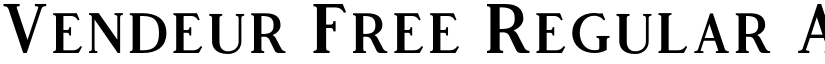 Vendeur Free Regular font