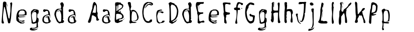 Negada font