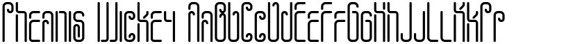 Pheanis Wickey font