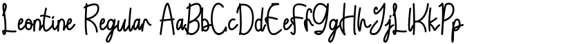 Leontine font download