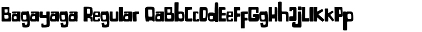 Bagayaga Regular font