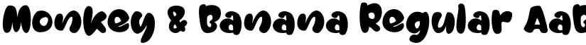 Monkey & Banana Regular font