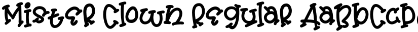 Mister Clown Regular font