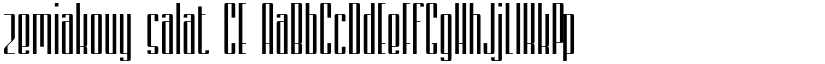 Zemiakovy Salat CE font download