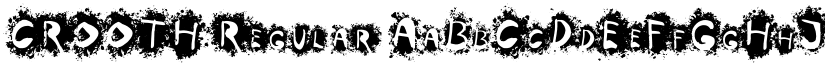 CROOTH Regular font
