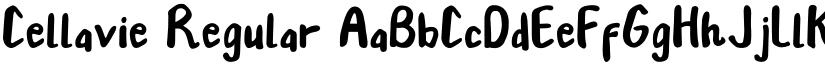 Cellavie Regular font