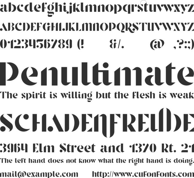 Stanley font preview