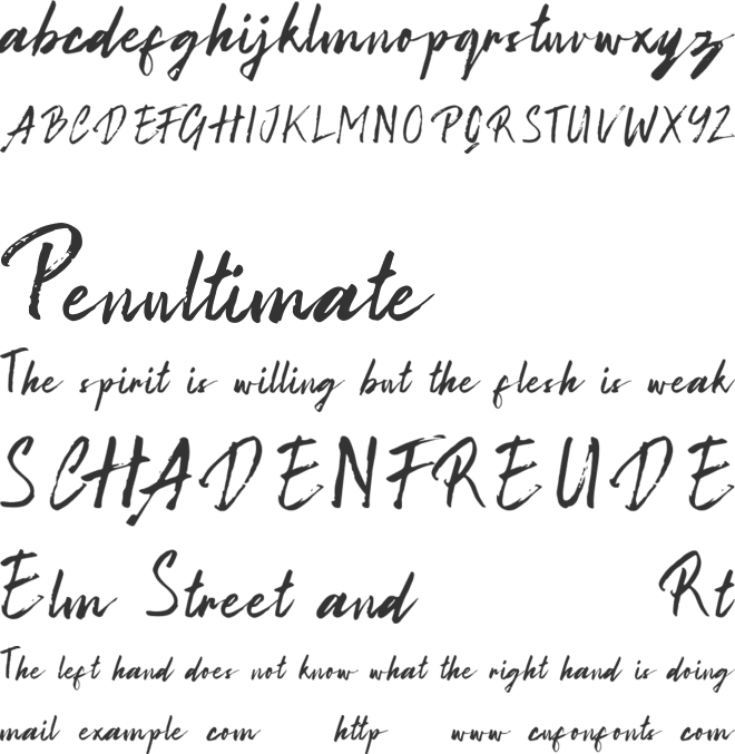 Polarika font preview