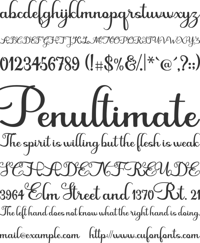 farmfresh font preview