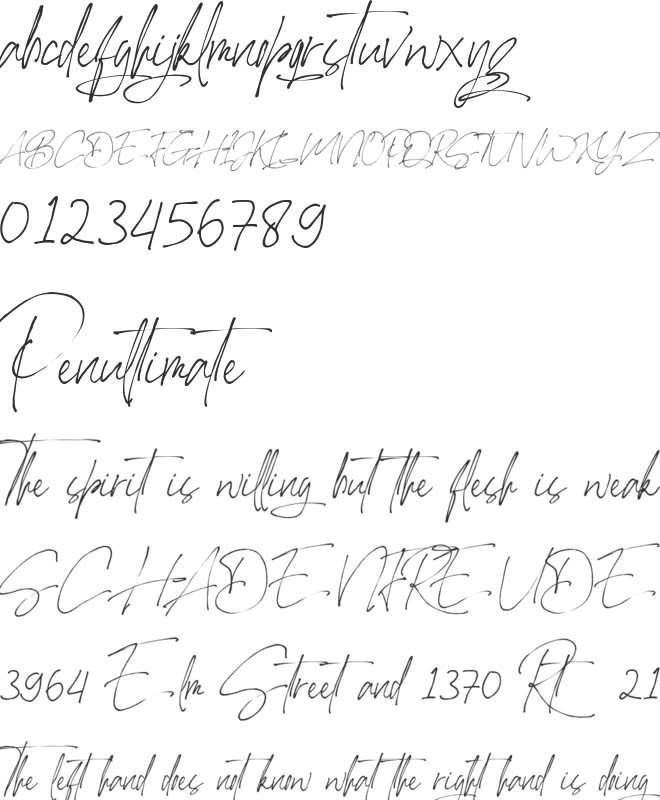 Buggiest font preview