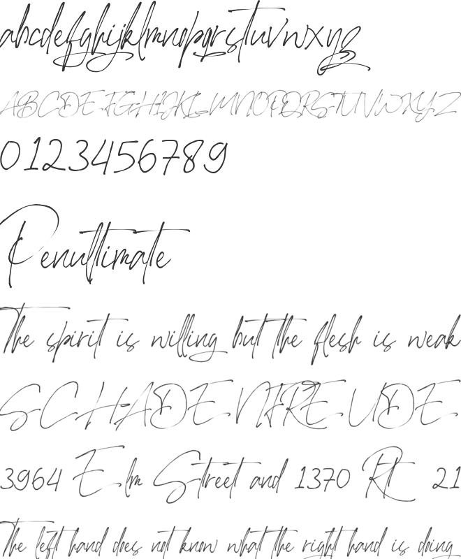 Buggiest font preview