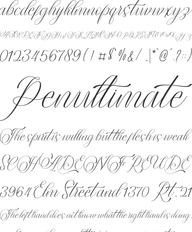 lintingdaon font preview