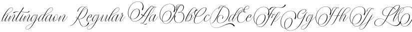 lintingdaon Regular font
