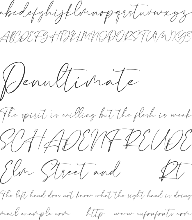 Collabro Free font preview