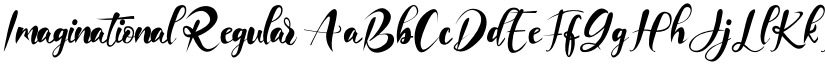Imaginational Regular font