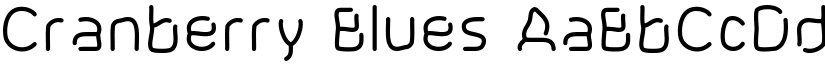 Cranberry Blues font