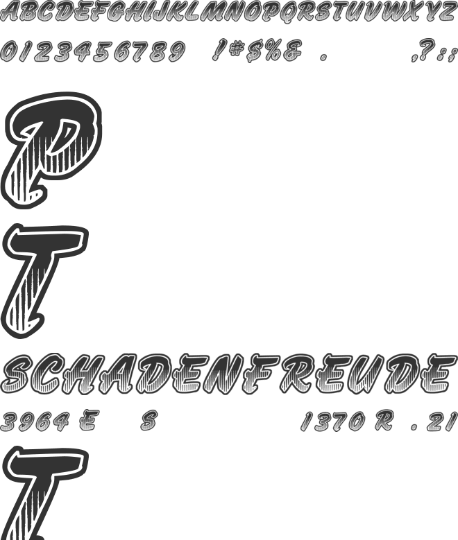 Jumbo Parade font preview