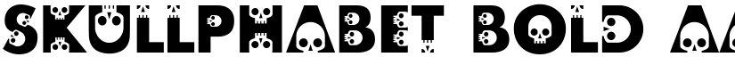 skullphabet Bold font
