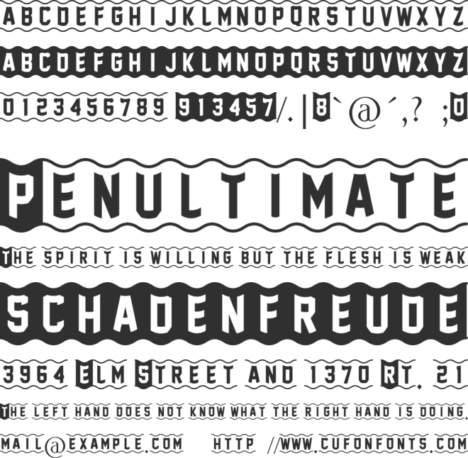 [FoOtY-ScArF] font preview