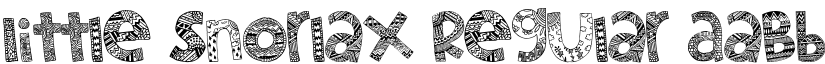 Little Snorlax Regular font