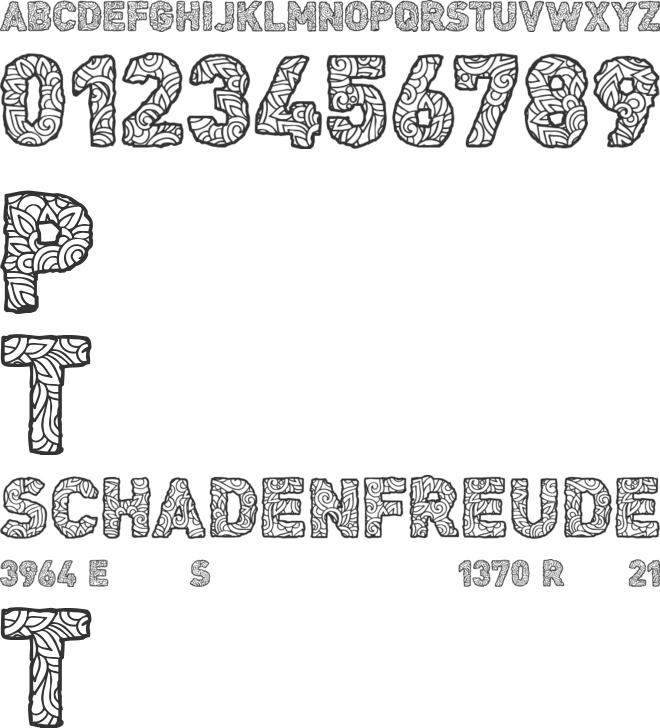 CF Civilisation Maya font preview