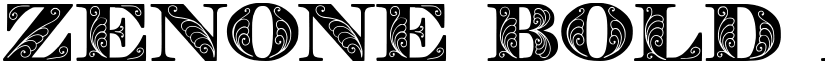 Zenone Bold font