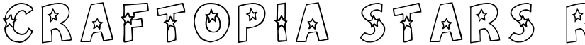 Craftopia Stars Regular font