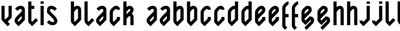 Yatis Black font download