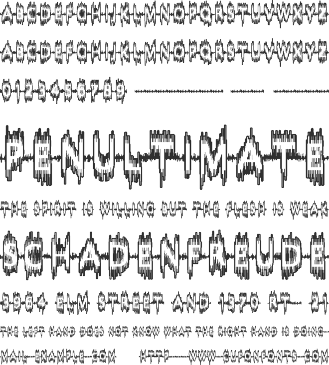 Sound-Sample font preview