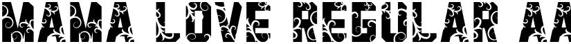 Mama Love Regular font