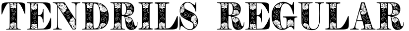Tendrils Regular font