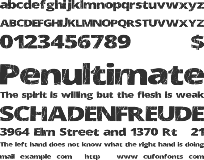 ElectricalNeue font preview