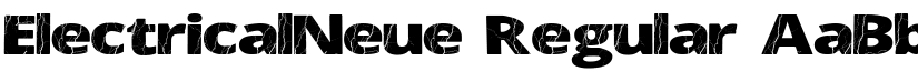 ElectricalNeue Regular font
