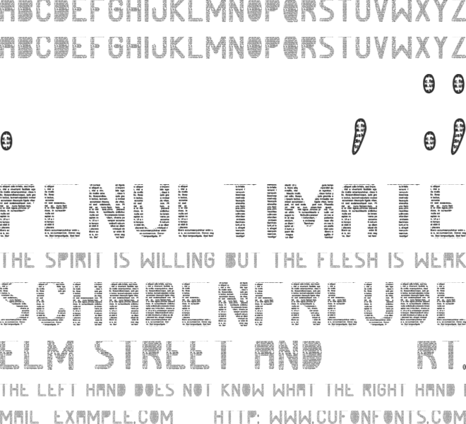 News papers st font preview