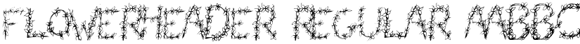 FlowerHeader Regular font
