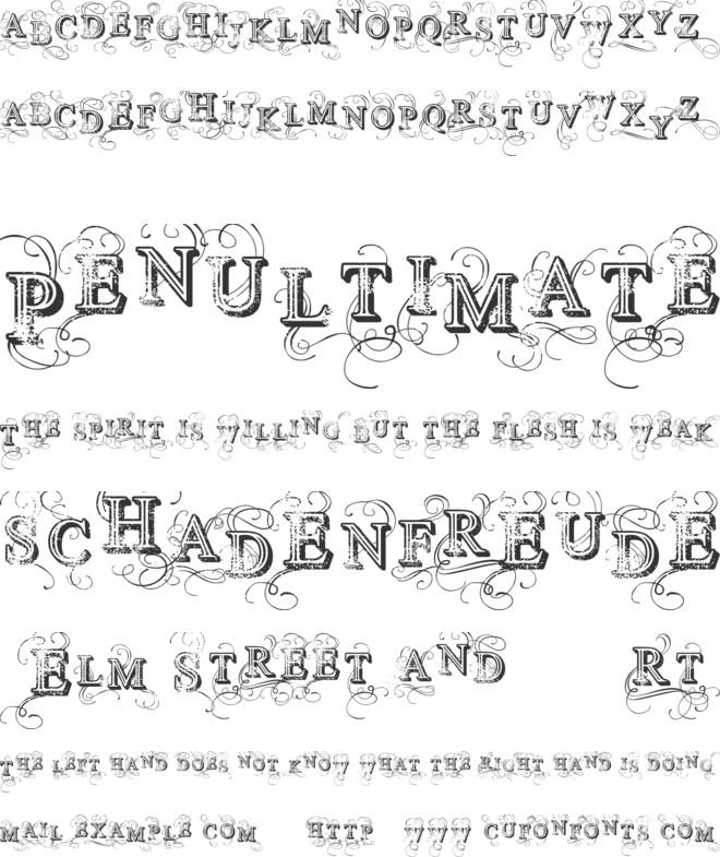 Vtks Simplex Beauty 2 font preview