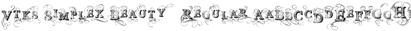 Vtks Simplex Beauty 2 Regular font