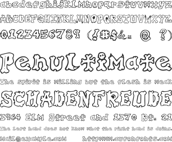 Graffiti_In_My_Bones font preview