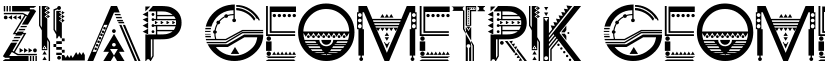 ZILAP GEOMETRIK Geometrik font