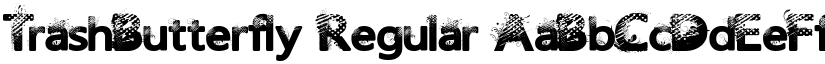TrashButterfly Regular font