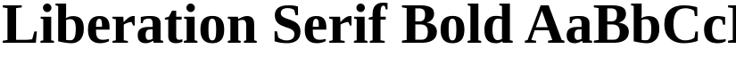 Liberation Serif Bold font