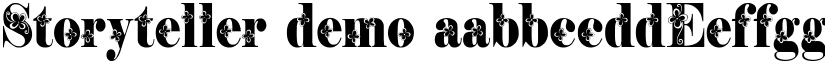 Storyteller Demo font