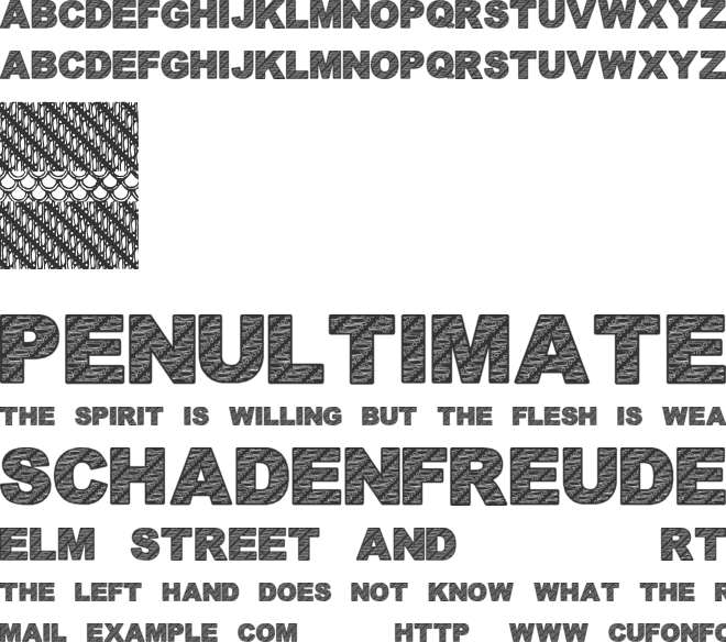 BatikFont1 font preview